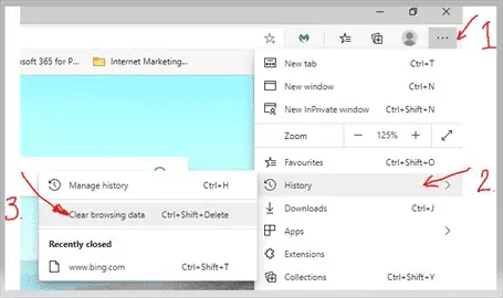 Microsoft-Edge-clear-browsing-data