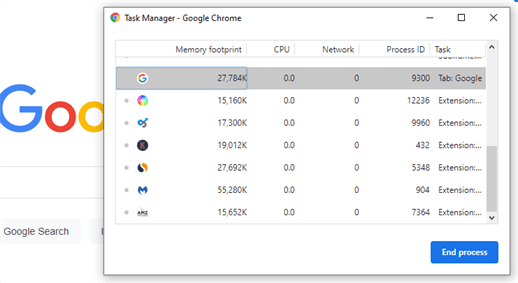 Google Chrome Task Manager1