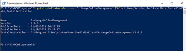 Get-InstalledModules with Name Version InstallDate