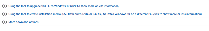 Upgrade to Windows 10 tools