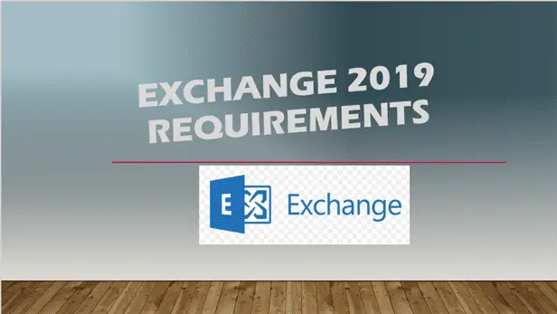 Exchange 2019 Requirements (here)