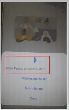 Allow Teams to Record Audio