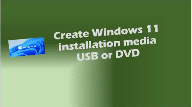 Create Windows 11 installation media USB (in pictures)