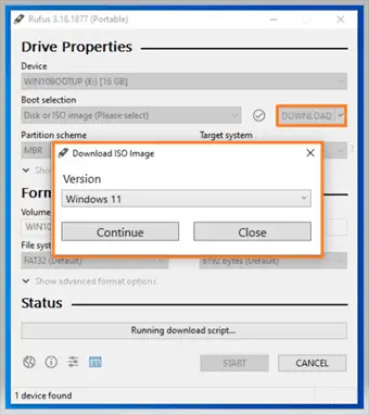 Rufus - Download Windows 11 ISO image