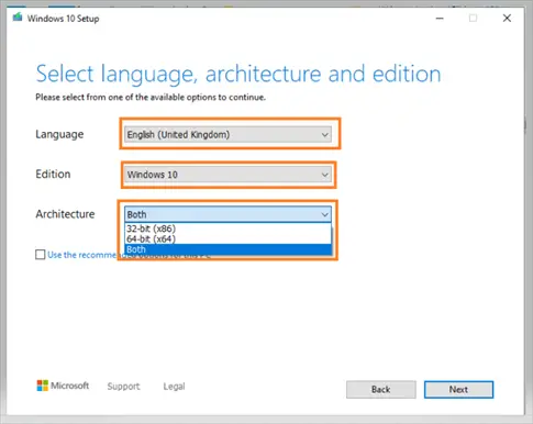 Select Language Edition and Architecture