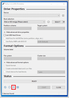 Rufus Settings