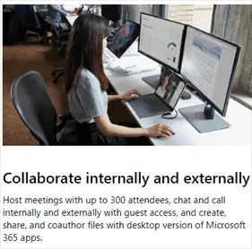 Collaborate internally and externally