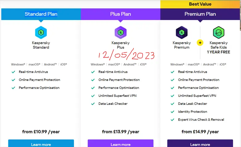 Kaspersky Internet Security Now replaced by these plans