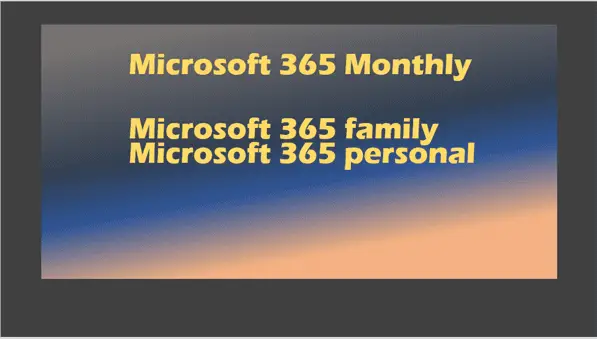 Microsoft 365 Monthly
