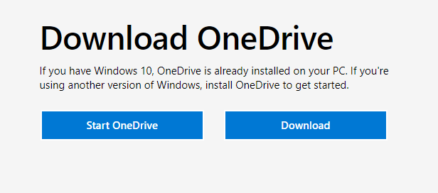 OneDrive download