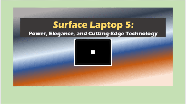 Surface Laptop 5