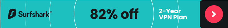 Surfshark 82% off 728x90
