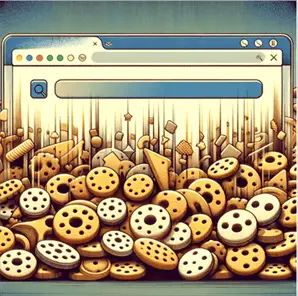 Visualization of Cookies Accumulating in a Browser
