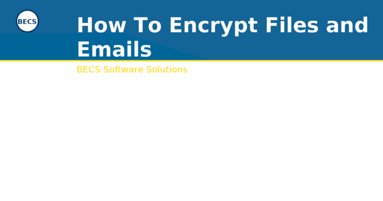 how to encrypt files and emails