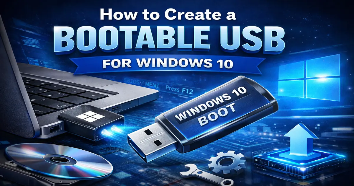 create a bootable usb for windows 10-80kb