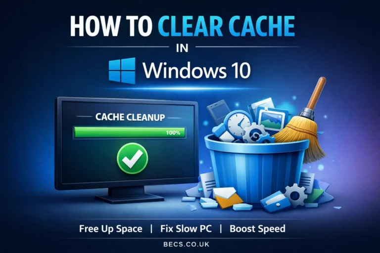 Clear Cache in Windows 10 80kb