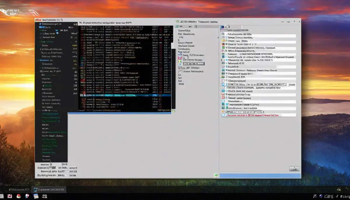 An image of a Command Prompt window with the 'dir' command displaying a list of files and subdirectories.