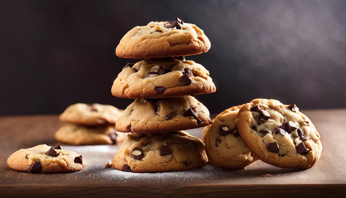 Image depicting cookies and cache on a website