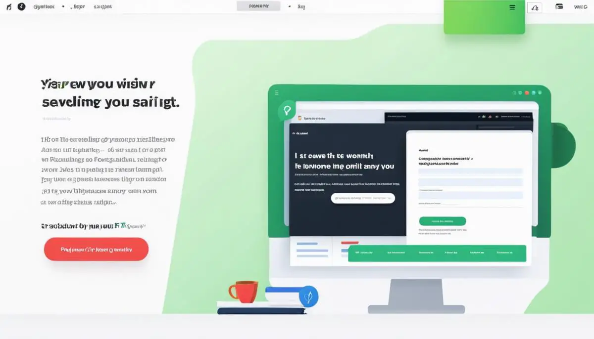 A screenshot of the Grammarly website with the sign-up button highlighted.