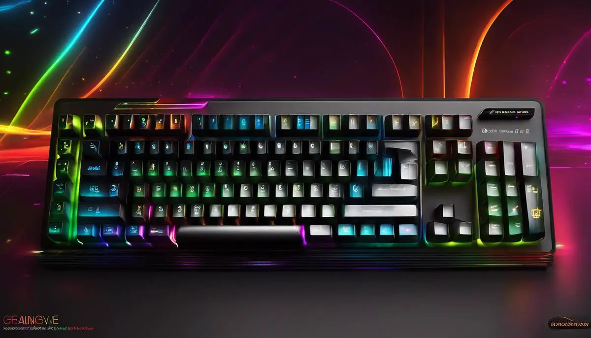 A colorful image of a keyboard with highlighted shortcut keys to depict the power and efficiency of keyboard shortcuts.