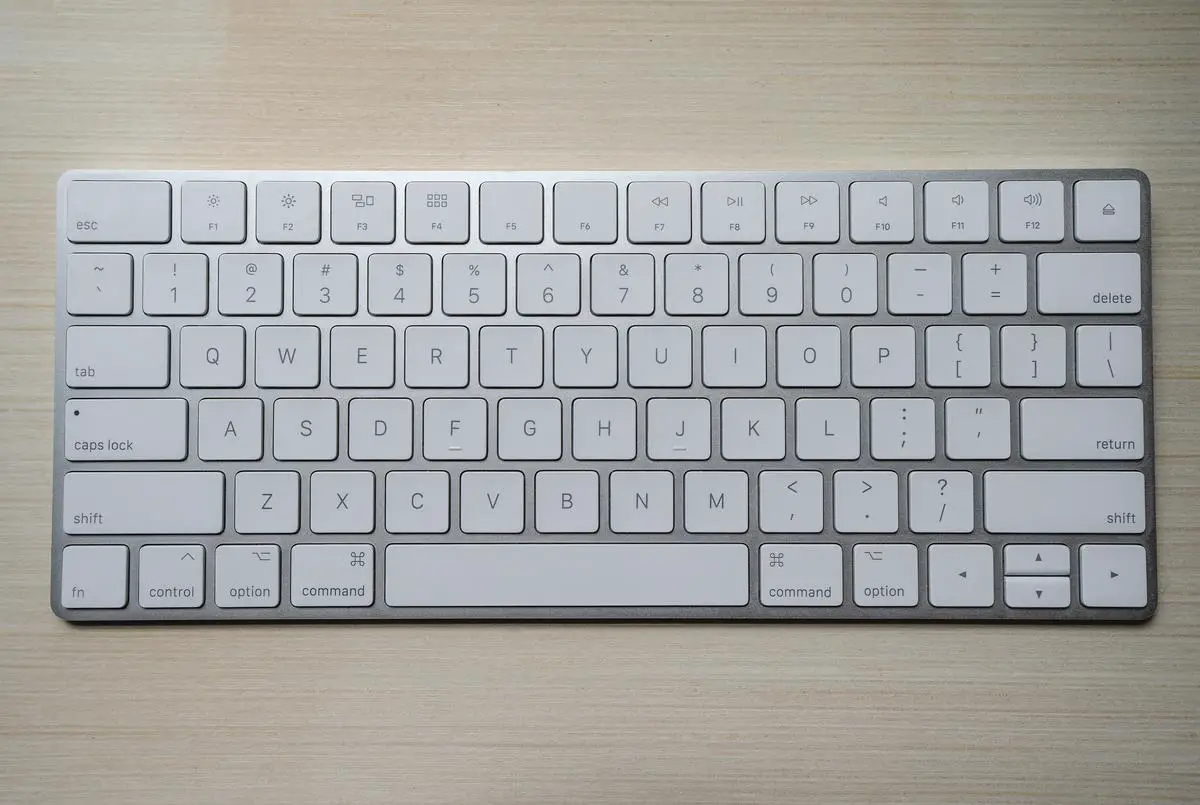 Image of a surface laptop keyboard with common issues described in the text