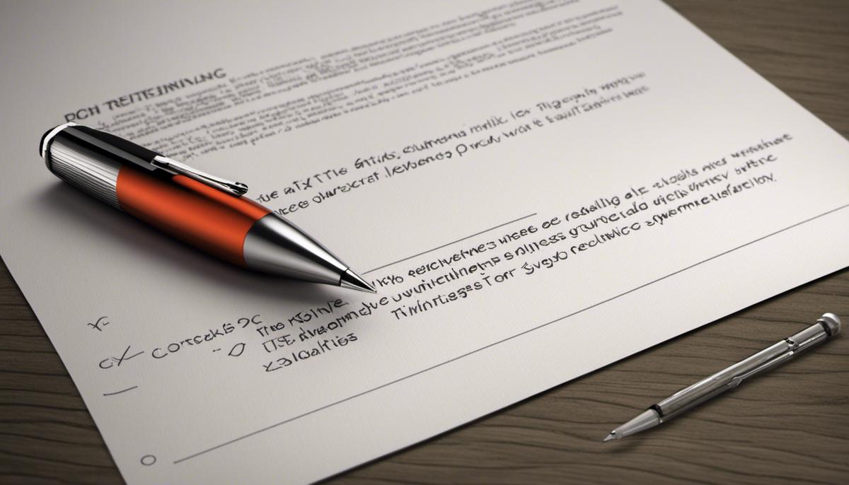 A checklist with a pen beside it, representing system requirements for installing Windows 7.