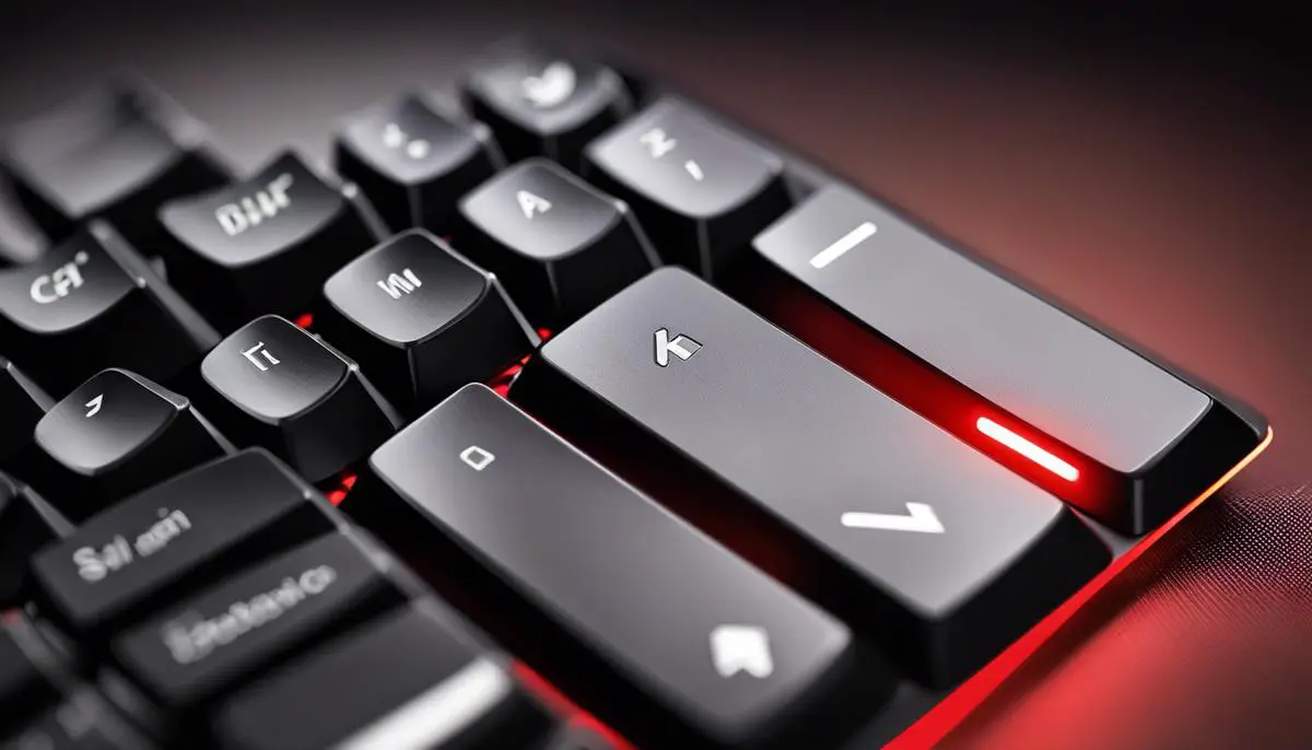Image of a computer keyboard with the Ctrl and Z keys highlighted to depict the undo shortcut key combination